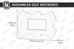 Family Puzzle Photo Frame Laser Cut | Modern Picture Frame Product Image 2