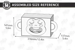 Funny Tissue Box Laser Cut | Cute Cartoon Animal | Monkey Product Image 2