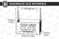 Wooden Beer Bottle Caddy Laser Cut Bundle | Father’s Day SVG Product Image 21
