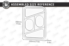 Snack Serving Tray Laser Cut Bundle | Modern Kitchenware SVG Product Image 11