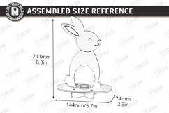 Easter Egg Holders Laser Cut Bundle | Bunny Egg Stands SVG Product Image 11