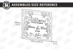 Wedding Welcome Signs Laser Bundle | Wedding Reception Decor Product Image 6