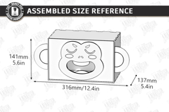 Funny Tissue Boxes Laser Cut Bundle | Cute Cartoon Animals Product Image 6