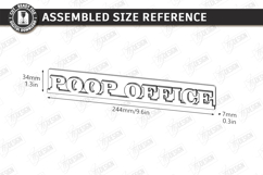 Bathroom Door Corner Laser Cut |Office Wall Sign| Funny SVG Product Image 3