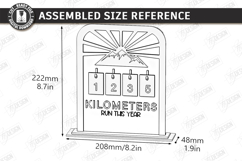 Runner Tracker Laser Cut Bundle | Fitness Progress Board SVG Product Image 21