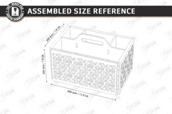 Cleaning Caddy Organizer Laser Cut | Wooden Storage Box SVG Product Image 2