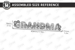 Mom Love You Stand Laser Cut|Family Design|Table Decoration Product Image 2