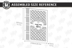 Wedding Guest Book Laser Cut | Personalized Photo Album SVG Product Image 2