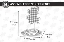Needle Pincushion Sewing Stand Laser Cut | Cross Stitch Product Image 2