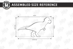 Dinosaur Desk Decor Laser Cut | Dinosaur Model Laser | CNC Product Image 2