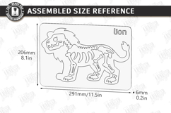 Animal Skeleton Laser Cut Bundle | Anatomy Puzzles | Bones Product Image 21