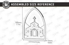 Easter Night Light Laser Cut | Religious LED Light SVG | CNC Product Image 2