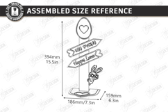 Easter Egg Hunt Sign Laser Cut | Outdoor Easter Sign Stakes Product Image 2