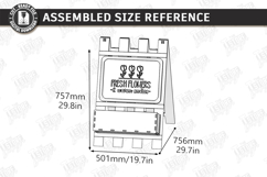 A-Frame Welcome Sign Laser Cut | Outdoor Decor | Porch Sign Product Image 2
