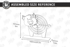 Yarn Wrapped Animals Laser Cut | Yarn Craft | Sensory Toys Product Image 2