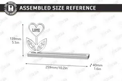 Memory Shelf Photo Holder Laser Cut | Photo Display Stand Product Image 2