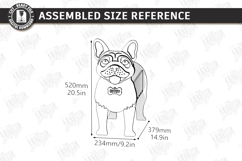 3D Dog Breeds Planters with Name Tags Laser Cut Bundle SVG Product Image 16