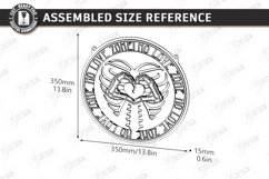 Anti Valentine Day Signs Laser Cut Bundle | Round Door Signs Product Image 11