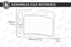 Car Steering Wheel Tray Laser Cut | Auto Laptop Desk | CNC Product Image 2