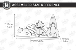 Coloring Montessori Toy for Kids Laser Cut | Paintable SVG Product Image 2