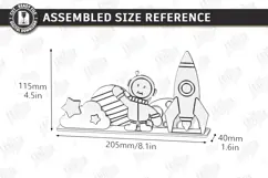 Coloring Montessori Toy for Kids Laser Cut | Paintable SVG Product Image 2