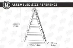 Christmas Tree Shelf Laser Cut | Christmas Tiered Tray | CNC Product Image 3