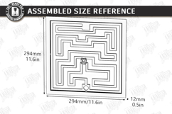 Labyrinth Balance Board Game Laser Cut Bundle | Maze Puzzles Product Image 22