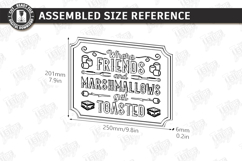 S’mores Station Sign Laser Cut | Outdoor Décor | Rustic SVG Product Image 2