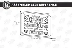 S’mores Station Sign Laser Cut | Outdoor Décor | Rustic SVG Product Image 2