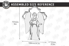 Easter Night Light Laser Cut | Religious LED Light SVG | CNC Product Image 2