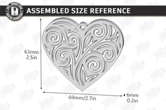 Layered Hanging Ornaments Laser Cut Bundle | Wall Decor SVG Product Image 22