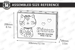 Personalized Baby Memory Box Laser Cut | Keepsake Box Laser Product Image 2
