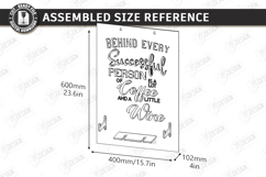 Mug and Wine Glass Holders Laser Cut Bundle | Wall Decor SVG Product Image 11