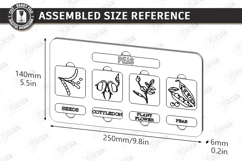 Life Cycle Puzzle Laser Cut | Educational Montessori Toy SVG Product Image 2