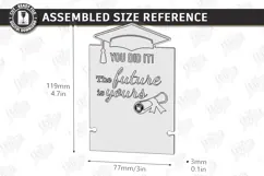 Graduation Bracelet Holder Laser Cut | Grad 2026 | Gift Idea Product Image 2