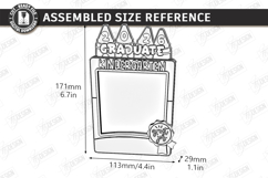 Kindergarten and School Graduation Photo Frame Laser Cut Product Image 2
