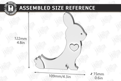 Easter Egg Holder Laser Cut | Easter Bunny | Egg Stand | CNC Product Image 2