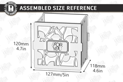 Mini Wooden Gift Boxes Laser Cut Bundle| Wedding Favor Boxes Product Image 11