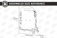 Valentine Flower Holders Card Laser Bundle | Bouquet Holders Product Image 6