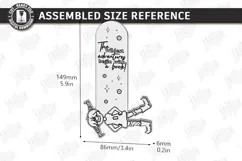 Funny Legs Bookmark Laser Cut | Girl Wooden Bookmarks Laser Product Image 2