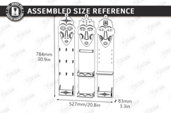 Home Organizer Key Holder Rack Laser Cut Bundle | Wall Decor Product Image 22