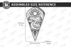 Embroidery Scissors Wooden Cases Laser Cut Bundle | Boho SVG Product Image 21