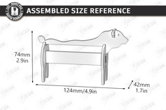 Tape Dispenser Laser Cut | Tape Holder | Bull SVG | Office Product Image 2