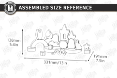 Building Blocks Laser Cut | Kids Laser | Witch Familiars SVG Product Image 2