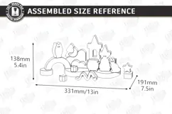 Building Blocks Laser Cut | Kids Laser | Witch Familiars SVG Product Image 2
