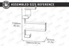 Corner Shelf Laser Cut | Wall Shelf | Wall Decor |Home Decor Product Image 2