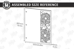 Notebook Covers Laser Cut Bundle | Floral and Geometric SVG Product Image 11