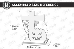Halloween Candle Holder Laser Cut | 3D Spooky Shadow Lantern Product Image 2