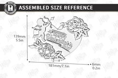 Valentine's Day Tiered Tray Laser Cut | Romantic Sign SVG Product Image 3