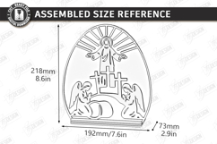 Easter Candle Holder Laser Cut | Christian Scene | Religion Product Image 2